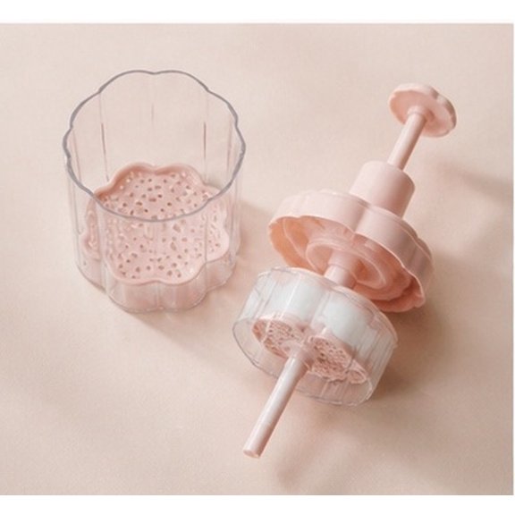 GAXIRE Compact Pink Facial Cleansing Foam Maker Plastic Bottle for Efficient Use