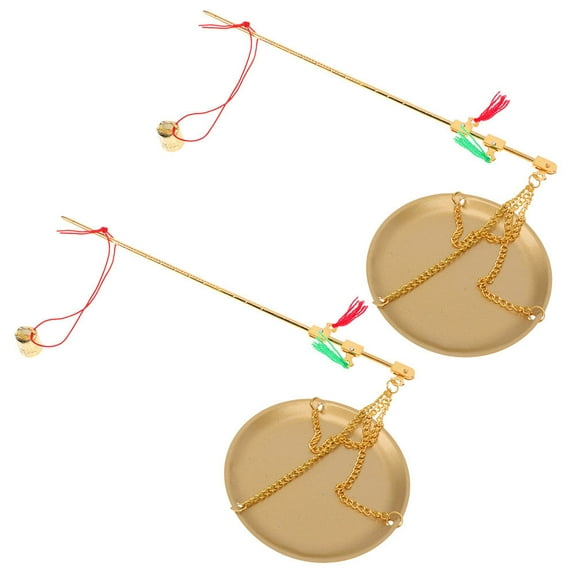 GAXIRE Retro Copper Scale Set of 2, Vintage Style Kitchen and Home Use, Accurate Measurement Tool