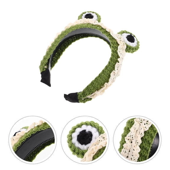 GAXIRE Adorable Frog-Shaped Headband for Girls, Facial Headbands Ideal for Yoga, 1 Piece
