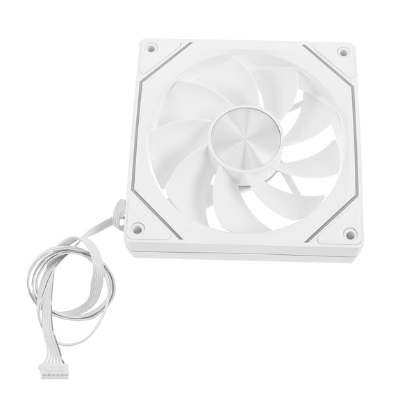 GAXIRE Desktop Computer Cooling Fan Square Shape 120mm Quiet Cooling Fan for PC CPU Case 1 Set