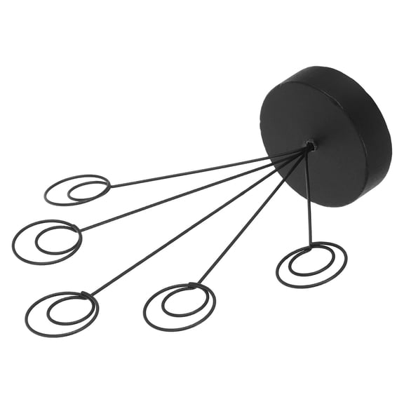 GAXIRE Multi Purpose Memo Holder Black Desktop Clip Tree for Business Cards Notes and Photos