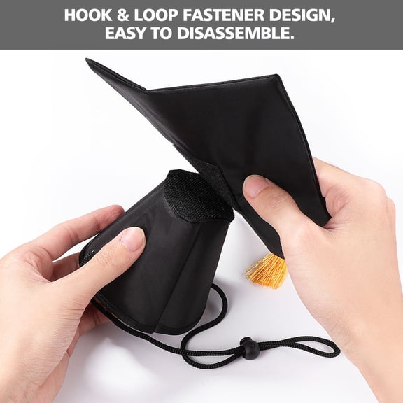 GAXIRE Dog Hats for Dogs Pet Dr Hat Cotton Yellow 1Set 6.5*6.5*3.9in