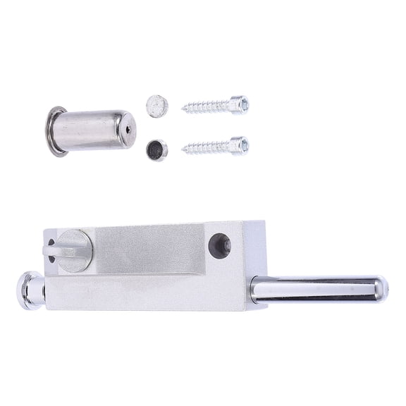 GAXIRE Door Security Foot Lock Zinc Alloy Security Slide Bolt Lock Spring Latch Lock