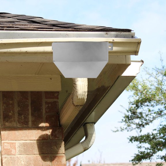 GAXIRE Downspout Gutter Extension for Home Seamless Stainless Steel Design with Easy Maintenance