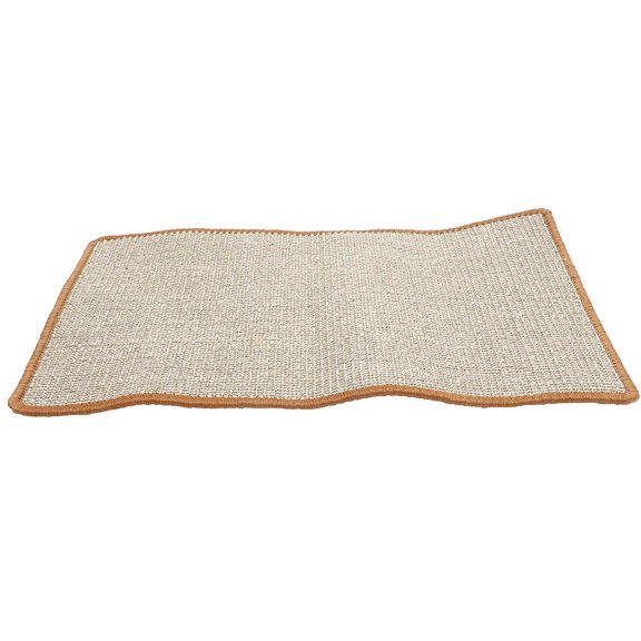 GAXIRE Cat Floor Scratcher Mat, Thread Woven Sisal Scratch Pad for Furniture , Indoor Cat Activity Mat, 1 Set