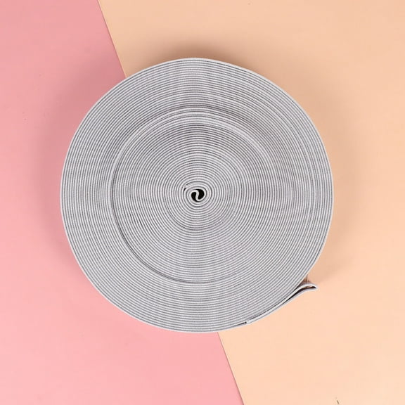 GAXIRE Heavy Duty Elastic Band Grey 1 Roll 16m 1.5in