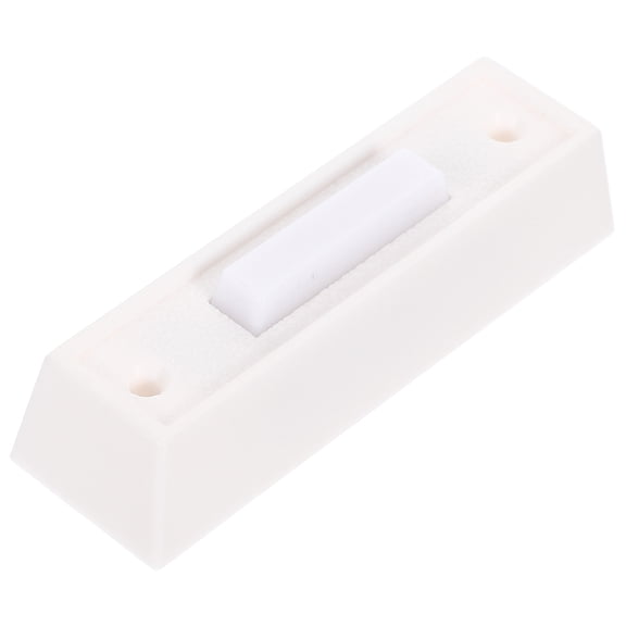 GAXIRE Elegant Beige Plastic Doorbell Button Replacement Sturdy Ringer Button for Home Use