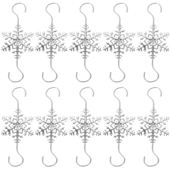 GAXIRE 10Pcs Golden Christmas Stocking Holders Mantle Hooks Decorative Hanging Clips for Holiday Decor