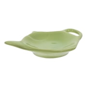 GAXIRE Green Ceramic Teapot-Shaped Tea Plate and Teapot Set, Elegant Single Piece Tea Serving Dish for Home and Office