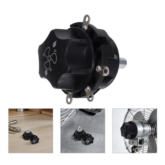 GAXIRE Fan Rotary Switch - 4 Position 3 Speed Industrial Fan Selector Switch with Knob - Blower Speed Control for Garage Ventilation & Machine Cooling