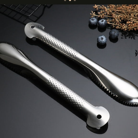 GAXIRE Fish Descending Tool Stainless Steel with Sawtooth Blade for Home Cooks 1Set