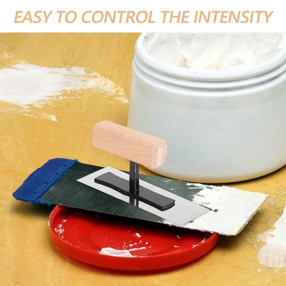 GAXIRE Flat Drywall Trowel Set Multi-Color Hand Trowels for , Construction, Plastering, and Wall Finishing Tools