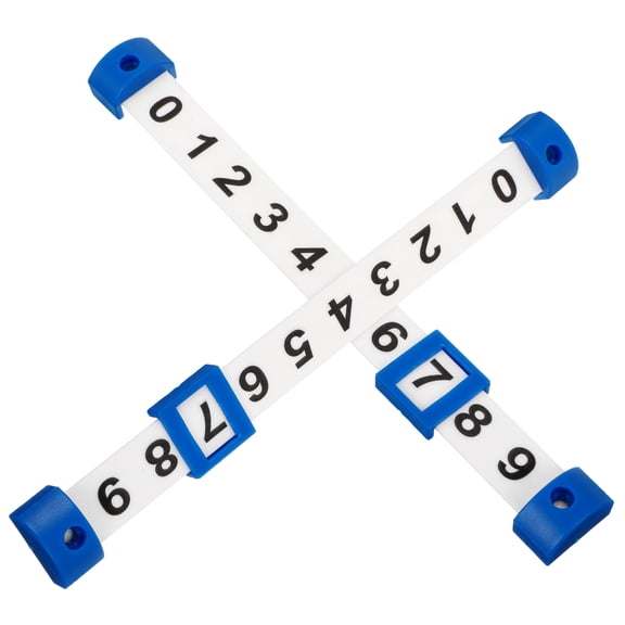 GAXIRE 2pcs Desktop Games Scoring Counters Plastic Assorted Color for Family Entertainment