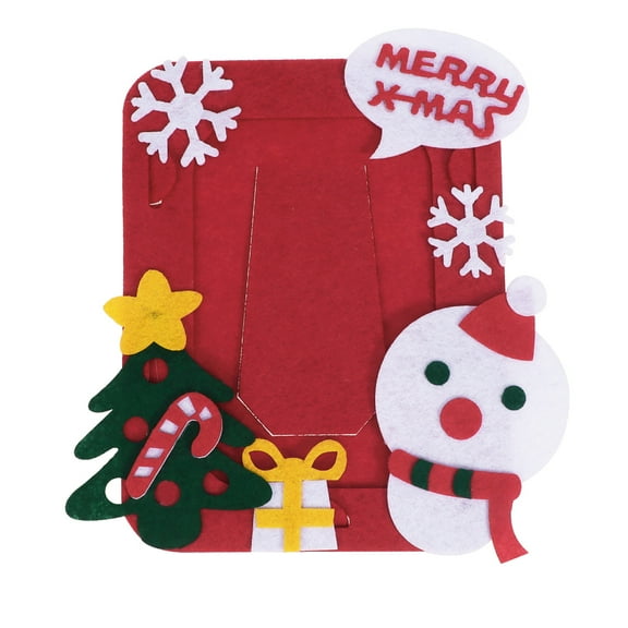 GAXIRE Photo Frame Nonwoven Rectangular Frame Ornament for Desk and Cabinet Display, 1 Pack