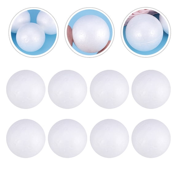 GAXIRE Funny DIY Easter Eggs Blank Bubble Round Balls Ornaments Painting Materials