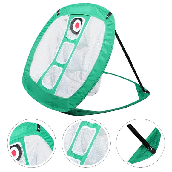 GAXIRE Golf Gear Chipping Net Golf Practice Tools Nylon Green 1Pack