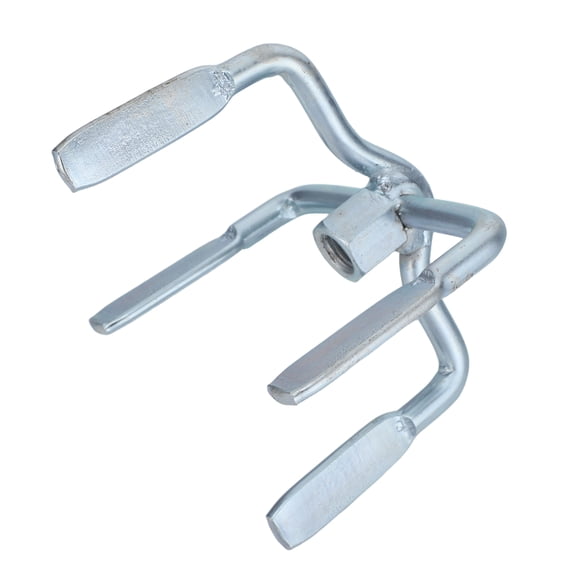 GAXIRE Grout and Stucco Mixer Paddle Attachment Durable Plated Silver Aluminum Alloy for Power Drill