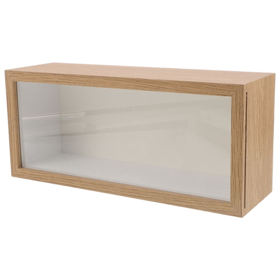 GAXIRE Khaki Rectangular Shadow Box Frame with Removable Acrylic Front, Photo Display Case for Shells, Crafts and Home Decor