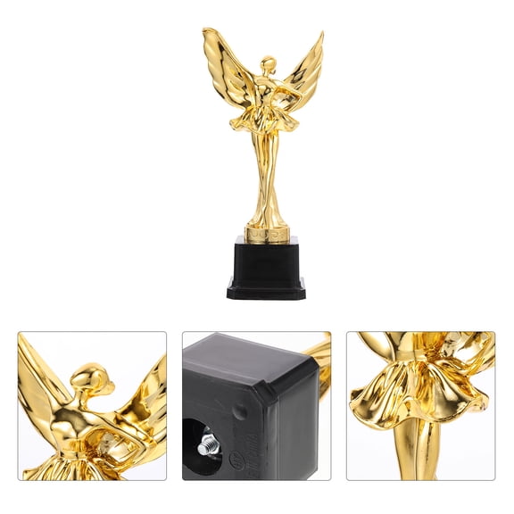 GAXIRE Kids Dance Trophy Trophy Cup With Golden ABS For Ceremonies 1Set