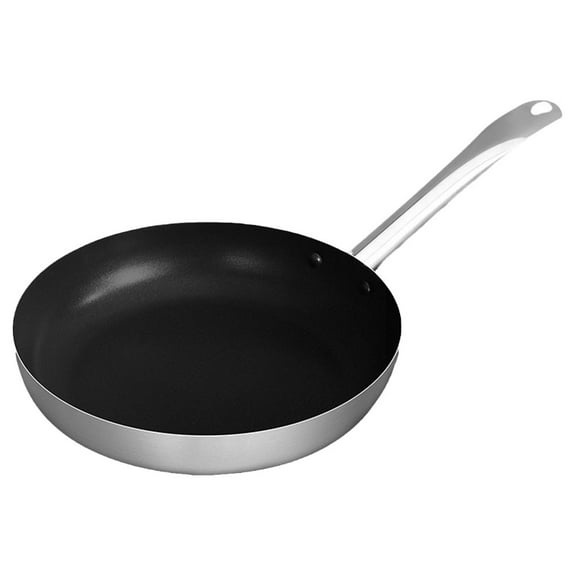 GAXIRE Nonstick Kitchen Skillet Silver Aluminum 1Pack