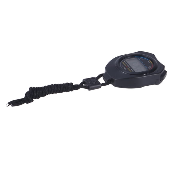 GAXIRE Digital Stopwatch with Large LCD Display, Chronograph Timer for Sports Training, Running, Fitness, Black