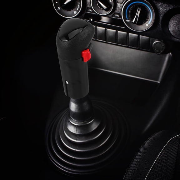 GAXIRE LOLIPPYY Heavy Duty Shift Knob Black Universal Fit Plastic and Aluminum Smooth Gear Changes