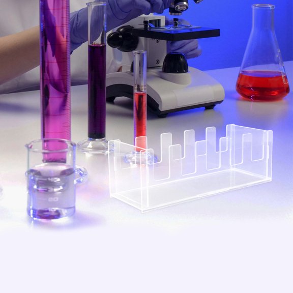 GAXIRE Laboratory Drying Rack Petri Dish Stand Acrylic Transparent for Laboratory Workers in Lab Use 1Set