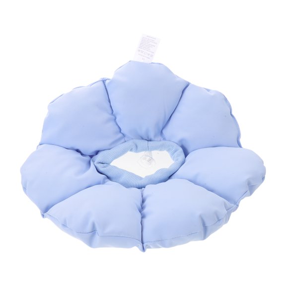 GAXIRE Lightweight Adjustable Sky Blue Pet Cone for Dogs and Cats Soft Comfortable Fit
