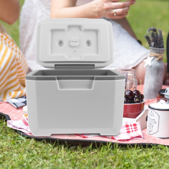 GAXIRE Portable Lightweight Hard Cooler Chest with Handle for Outdoor Camping, Beach, Travel, Picnic, and Hiking Use