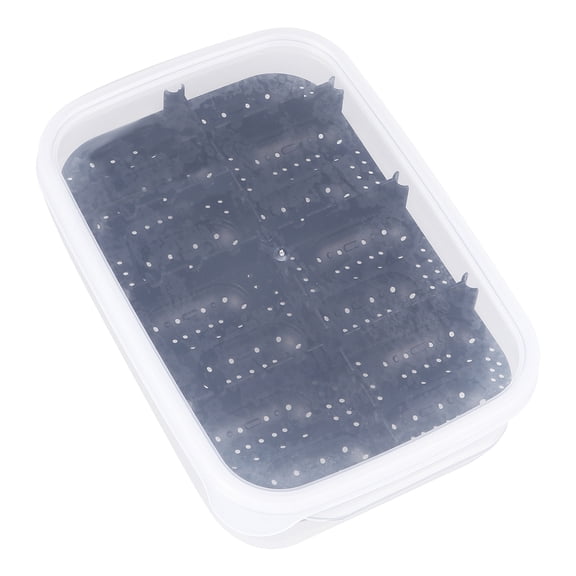 GAXIRE Black Plastic Breeding Box with Transparent Cover for Reptiles and Pets