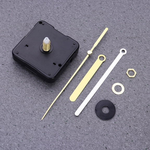 GAXIRE Clock Movement Kit with Precise Timekeeping, Black, Ideal for Home Clock Repair and Projects