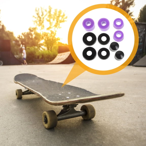 GAXIRE Longboard Bushings and Truck Pivot Cups with Shock Absorbing PU Material