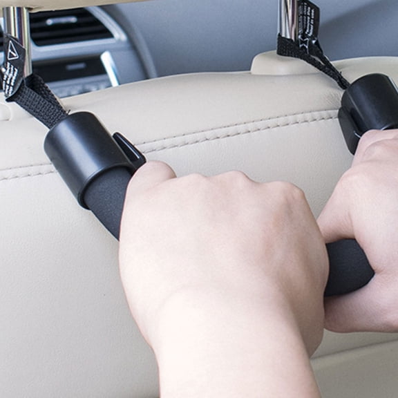 GAXIRE Luxshiny Durable Black Car Grab Handle Rotating Design Easy Installation Vehicle Support