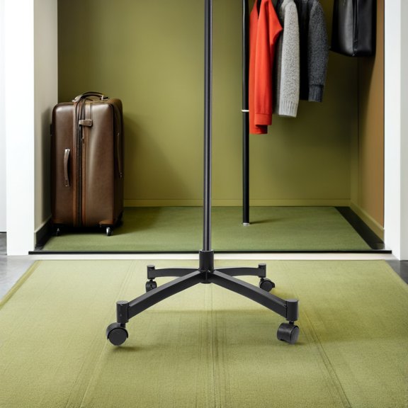 GAXIRE Mannequin Display Stand Base with Swivel Caster Wheels, Metal Replacement Parts for Dress Form, Retail Clothing Store and Trade Show Events Use