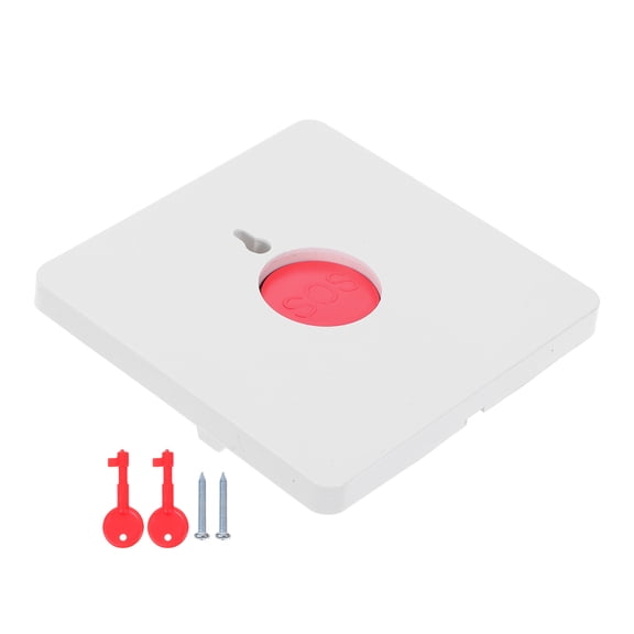 GAXIRE Manual Fire Alarm Reset Switch with Emergency Call Button, White, Vehicle Safety Accessory