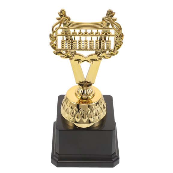 GAXIRE Math Competition Trophy: Student Arithmetic Competition Trophy Cup for Math Achievement Recognition, 7.7" School Award Keepsake Prize with Abacus for Academic Contest Winners