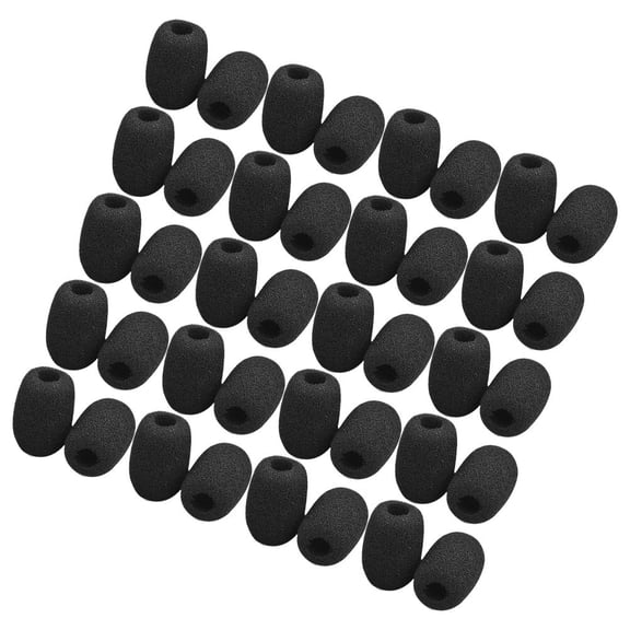 GAXIRE Microphone Sponge Foam 50Pack for Headset Microphone