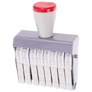 GAXIRE Small Portable Date Stamp Rubber and Plastic Material for File and Office Use