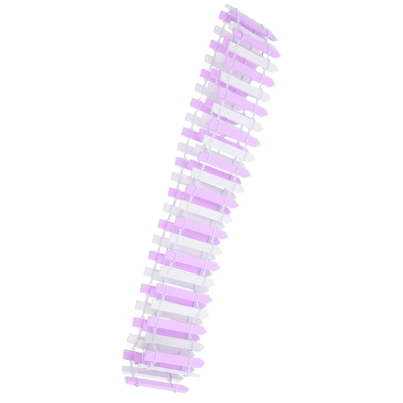 GAXIRE Miniature Wooden Round Gate and Fence Set, Decorative Indoor Garden Accessories, Craft and Dollhouse Decor, 1 Set