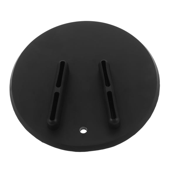 GAXIRE Motorcycle Foot Rest Kickstand Pad Black Rubber for Enhanced Parking Stability and Stylish Look