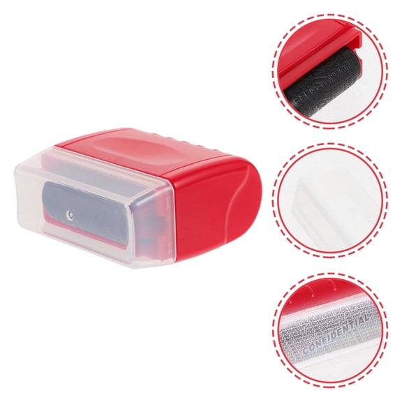 GAXIRE Multi-function Roller Stamps Portable Stamps Roller Portable Confidential Stamp Confidential Seal Stamp