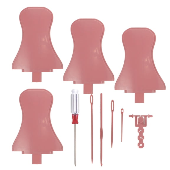 GAXIRE MultiFunction Knitting Machine Tools Kit for DIY Projects with Plastic and Metal Accessories in Multi Color