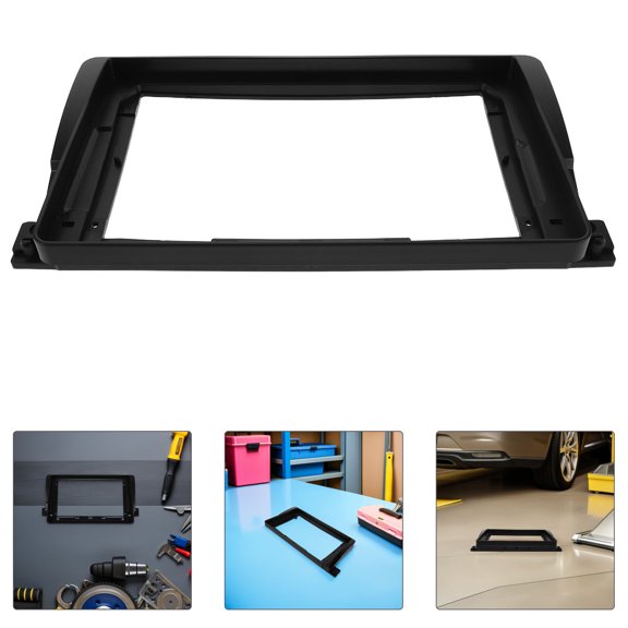 GAXIRE Navigation Screen Protector Frame Compatible With Bmw 3 Series E46 - Center Console Dashboard Trim Accessory - Touchscreen Protective Panel Cover