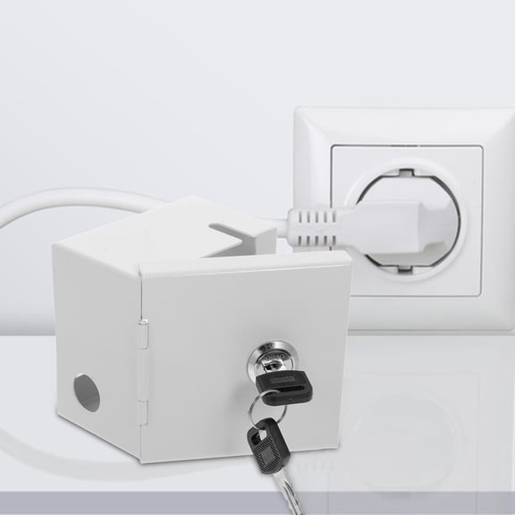 GAXIRE Lockable Wall-Mounting Electric Outlet Cover Weatherproof Electrical Box for Outdoor Socket Base Case Thickened Junction Box for Wall Outlets