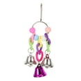 thumbnail image 1 of GAXIRE Metal Parrot Bird Toy with Bell Sound, 1 Piece for Cockatiels and Small Birds, and Fun, 1 of 7