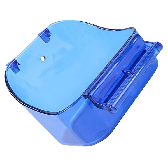 GAXIRE Pet Bird Bath Box Parrot Bathing Tub Bird Cage Accessory Bathing Tub Bath For Small Bird Parakeet Canary Budgerigar Lovebirds Blue