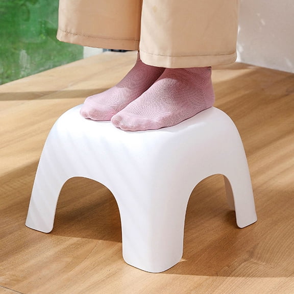 GAXIRE Plastic Stool For Shower Foot Stool Square Step Stool 1Pack