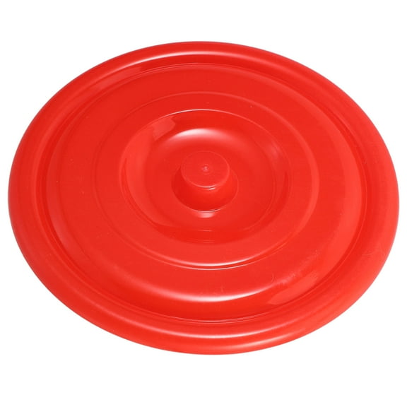 GAXIRE Plastic Trash Can Lid Covering Red 1Set for Preventing Odor in Home Parks Public Places