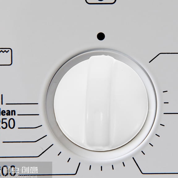 GAXIRE White Plastic Washing Machine Timer Control Knob Replacement, Dial, 1 Piece