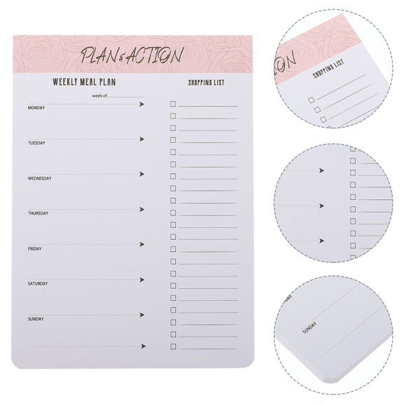GAXIRE Portable to Do Pad Paper Planner Notepad for Notes Reminders and Scheduling
